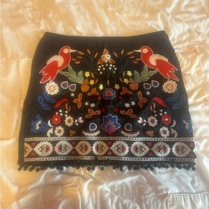 Altar’d State embroidered skirt